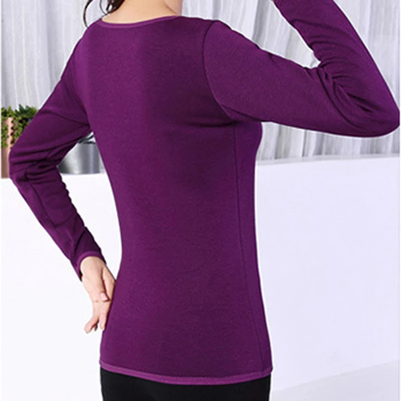 Женские топы тонкие эластичные базовые футболки женская модная теплая футболка