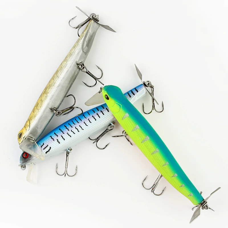 

Ardea plastic hard bait simulation propeller bait 145mm28.5g huge noise multi-water layer tail rotating bait