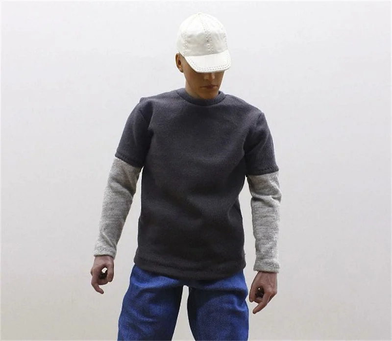 

Hot Sales Scale 1/6th Fashion Trendy Long Sleeves Casual Shirt For Mostly 12 inch Doll Soldier Accessories