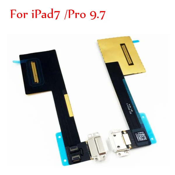 for iPad7 Pro 9.7 B Зарядный порт док-станция USB разъем гибкий кабель для iPad 2/3/4 5 Air 2 6 Mini 1 2 3 4 ленты запасные части-в мобильном телефоне - Цвет: for iPad7 Pro 9.7 B