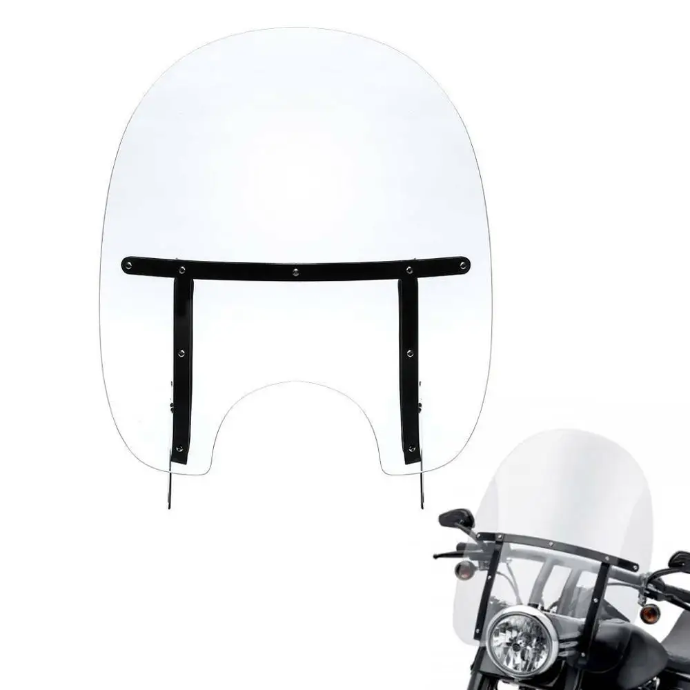 Мотоцикл Ясно передний съемный лобовое стекло ветровое кронштейн наборы для Harley