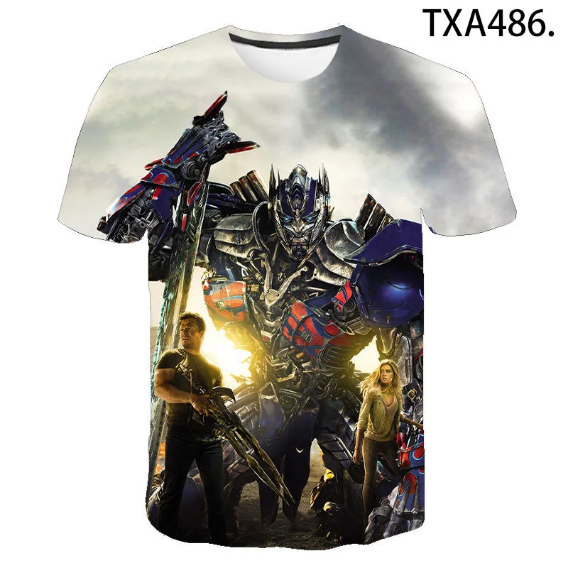 

Transformers - Men Women 3D Printed T-Shirt Cool Tees Men Girl Streetwear 2021
