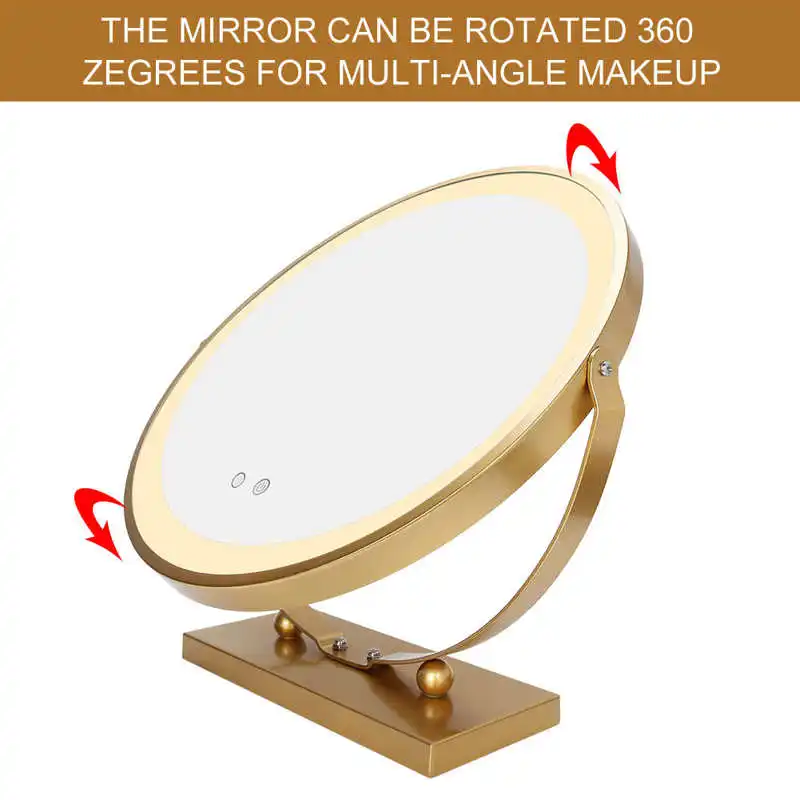

Intelligent Led Makeup Mirror Desktop Makeup Mirror Makeup Mirror Dressing Room for Home Office Makeup