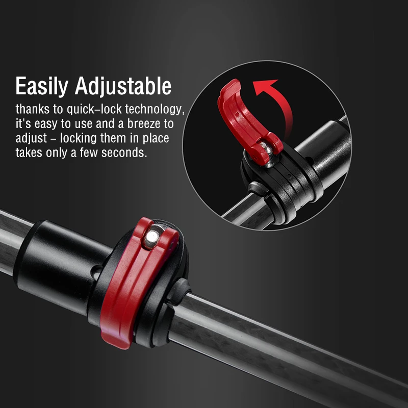 Прогулочные трости Naturehike сверхлегкие складные треккинговые палки из