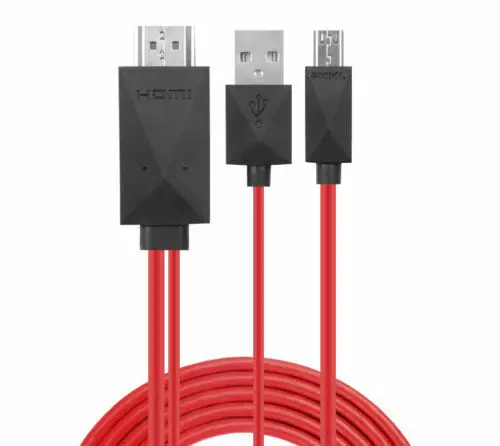 USB к телевизору HD ТВ зеркальный Кабель HDMI адаптер зеркало 1080 OTG MHL зарядное