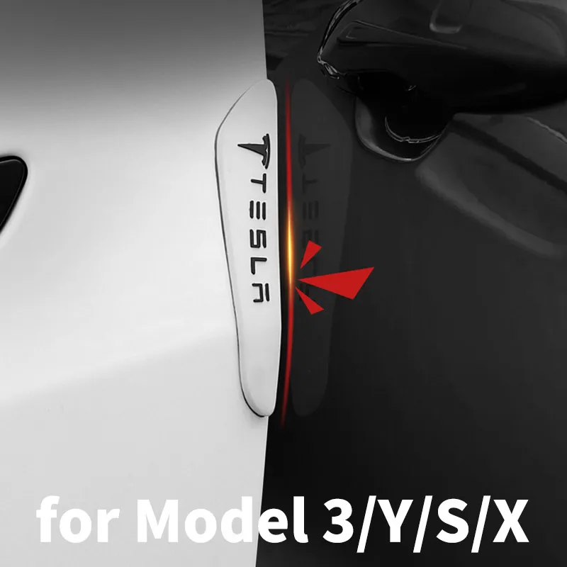 

Car Door Anti-collision Strip, Anti-scratch Protection Strip, Anti-collision Sticker For Tesla Model3/Y/S/X Accessories Refit