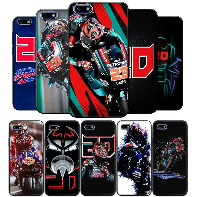 

Moto NO.20 Fabio Quartararo Phone Case for Samsung s21 ultra S7 edge s8 s9 s10 S20 plus lite S10E note 10 20 pro coque