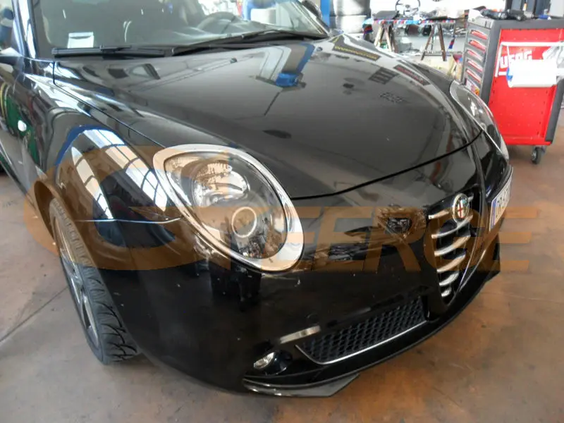 Для Alfa Romeo Mito 2008 2009 2010 2012 2013 2014 2015 отличные ультра яркие CCFL ангельские глазки Halo