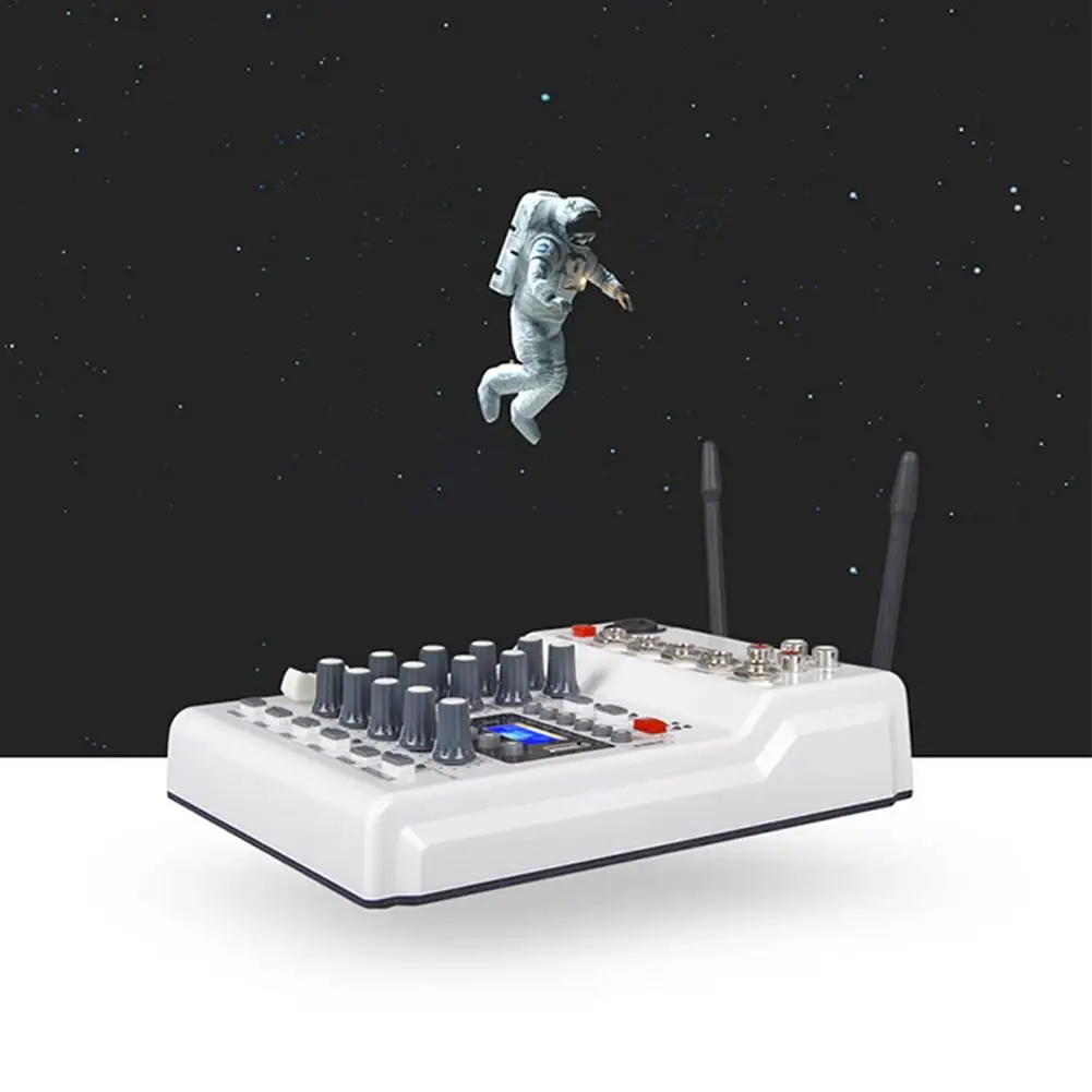 Беспроводной аудио микшер UHF Bluetooth USB DJ звуковая микшерная консоль для дома студии