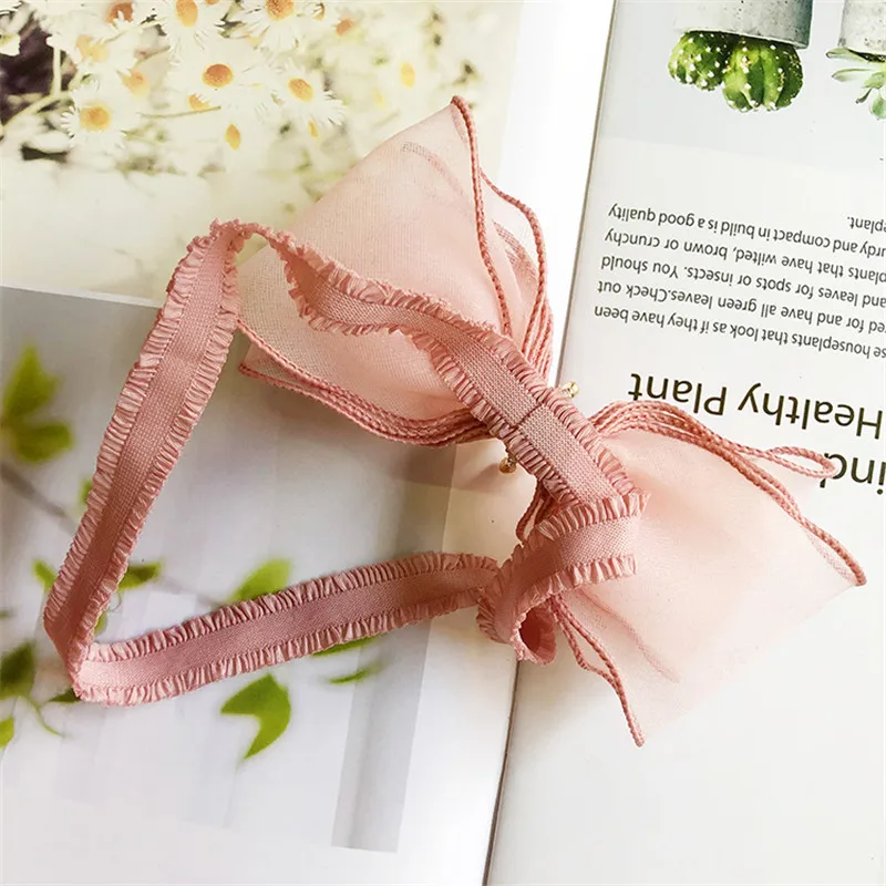 Warmom-Diadema de princesa con lazo para ni&ntilde;as, accesorios para la cabeza de encaje, banda para el pelo, regalo de belleza-3