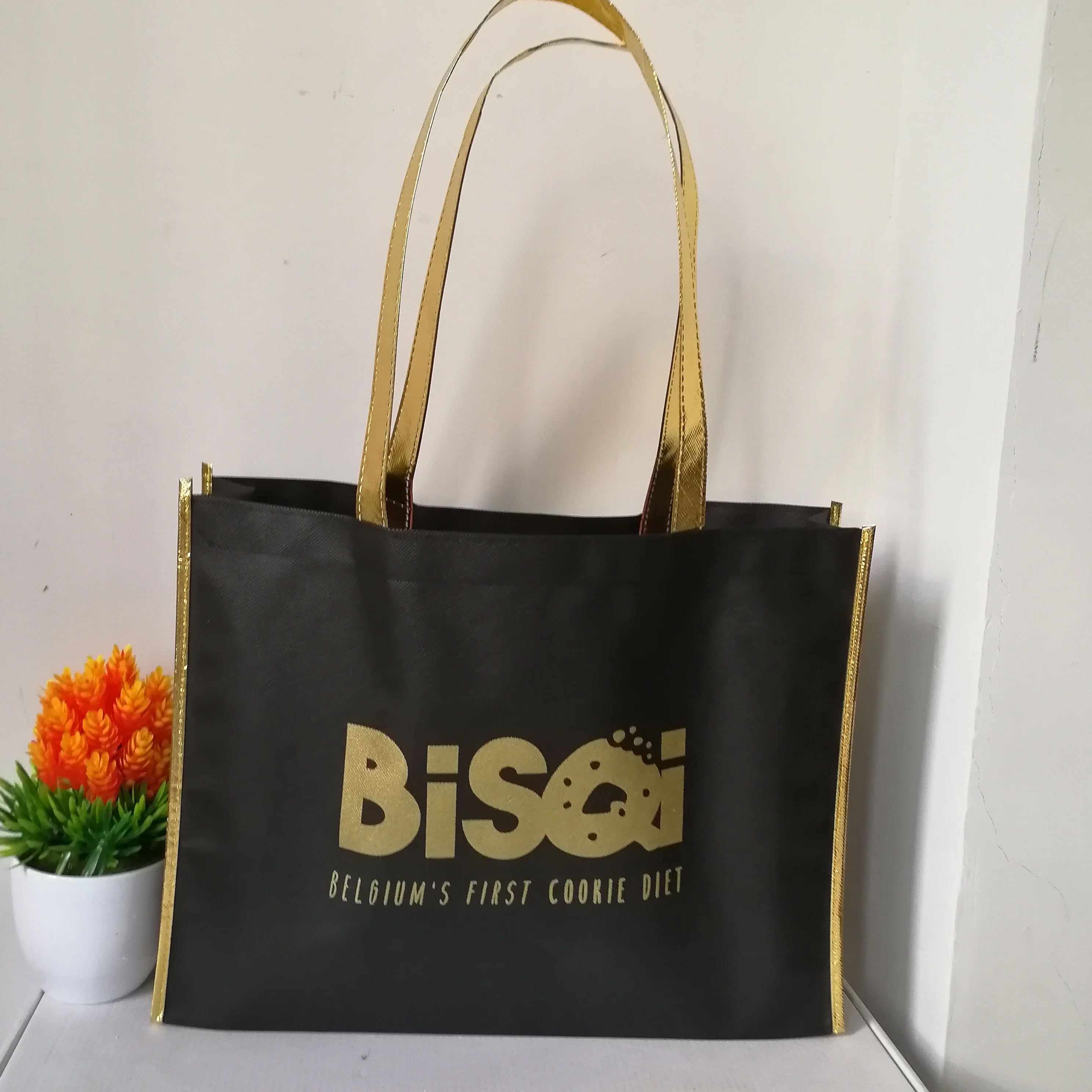 500 шт/партия Пользовательские золотые логотипы напечатаны с золотая ручка