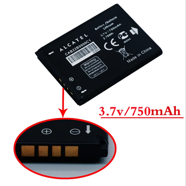 2 шт. CAB0400000C1 Батарея для ALCATEL One Touch POP 103 103A 105 105A OT 2012D CAB3010010C1 CAB30M0000C1 CAB2170000C1