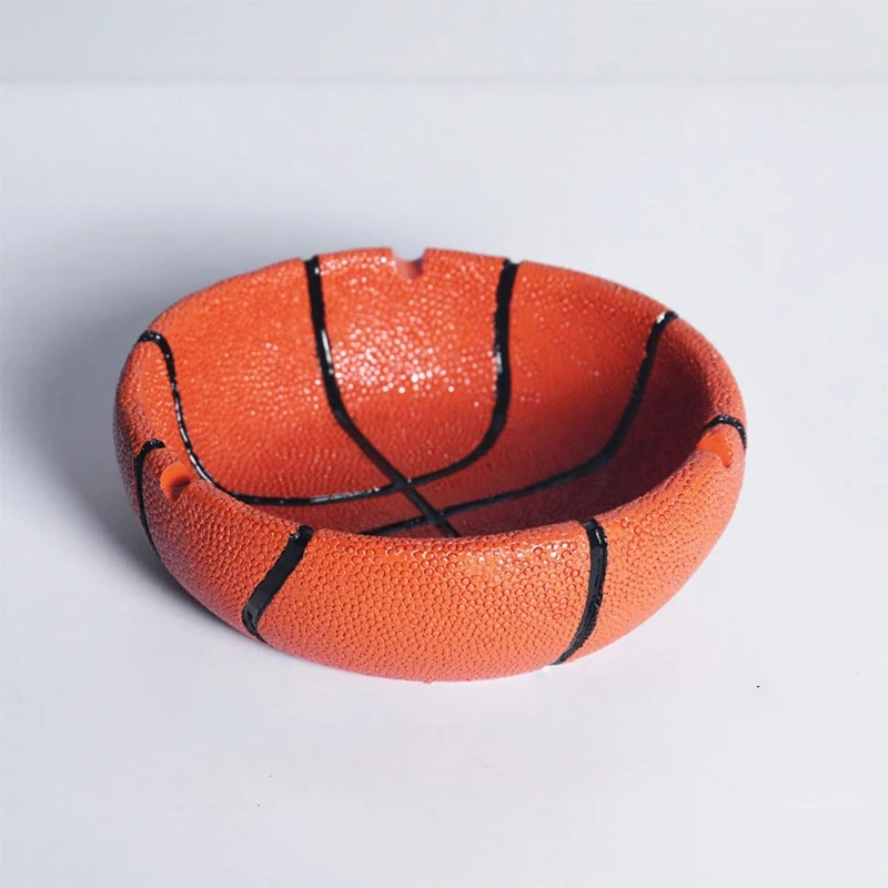 Креативная декоративная баскетбольная пепельница из смолы портативный