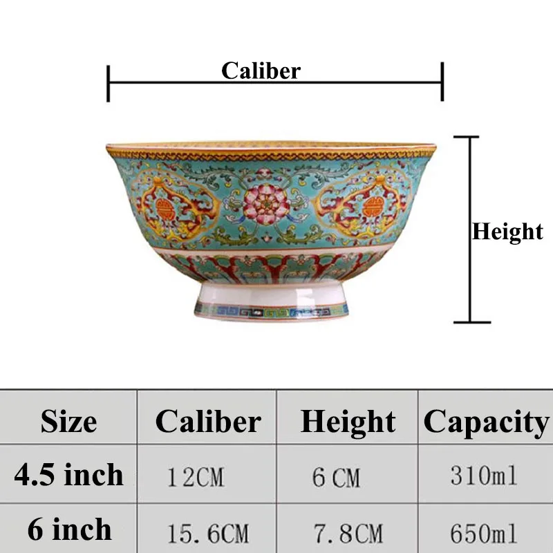 4 5/6 дюймов керамическая посуда Цзиндэчжэнь миска для лапши из костяного фарфора