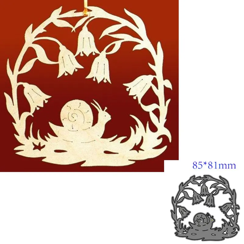 

metal cutting dies cut die mold Animal snail decoration Scrapbook paper craft knife mould blade punch stencils dies