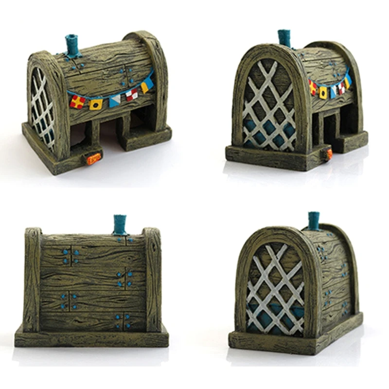 Аквариум мультфильм декора аквариума дом в форме ананаса Краб Ресторан