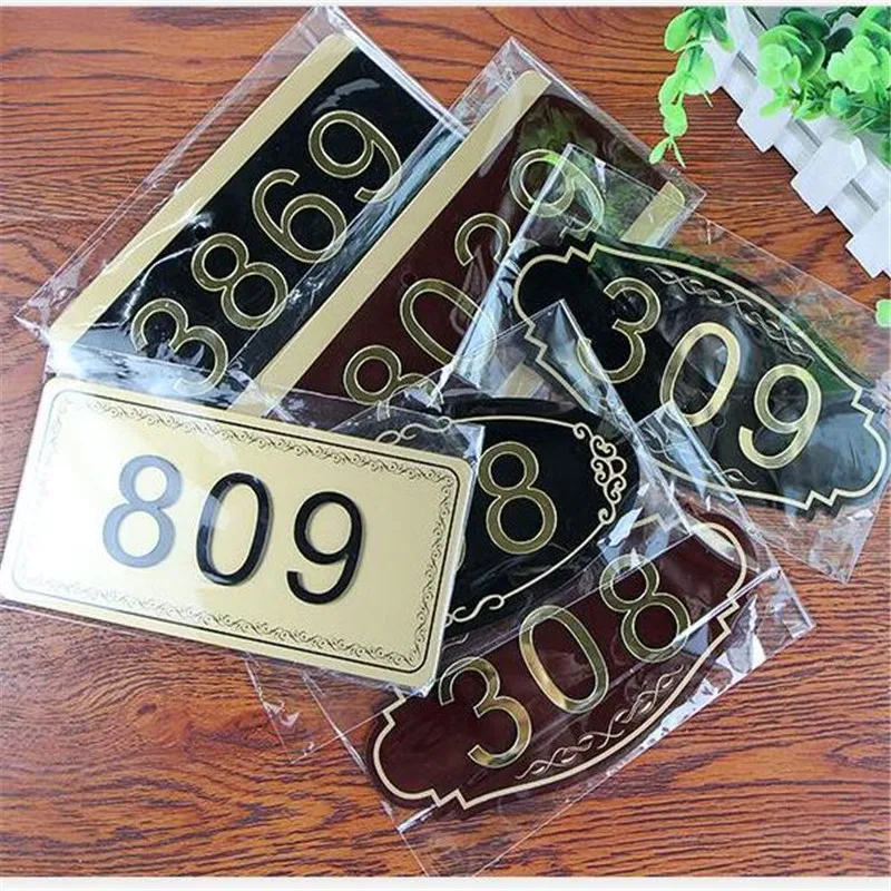 Современные номера для дома акриловая табличка с номером гостиничной комнаты