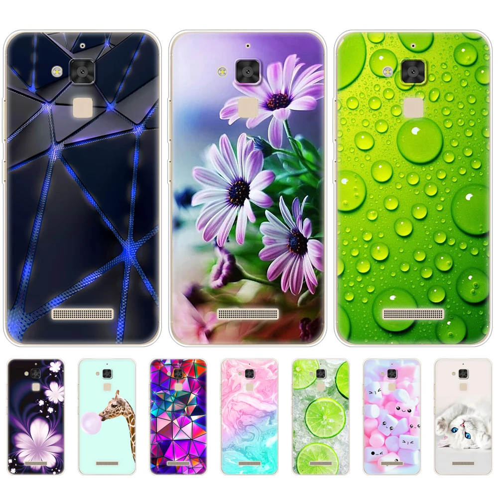 Чехол для ASUS Zenfone 3 MAX ZC520TL чехол 5 2 &quotсзади на Мягкий ТПУ силиконовый телефона Fundas