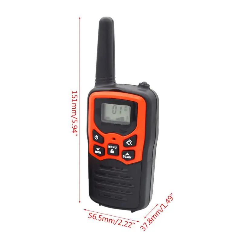 

2021 New Walkie Talkies for Adults Long Range 6 Pack 2-Way Radios Up to 5 Miles Range in