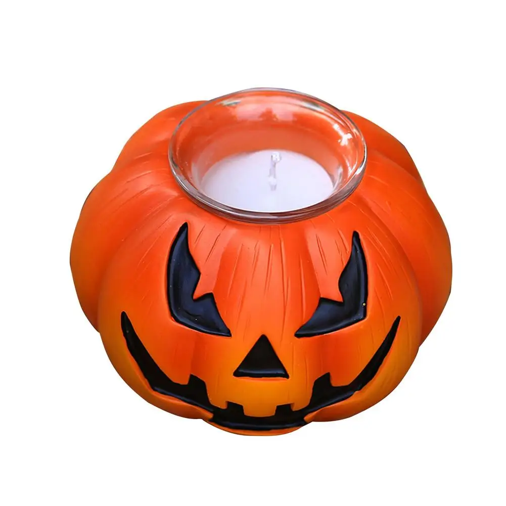 

Fall Pumpkin Tea Lights Halloween Pumpkin Lantern Candles Table Decor Fall Decoration Flickering Candles For Fall Thanksgiving