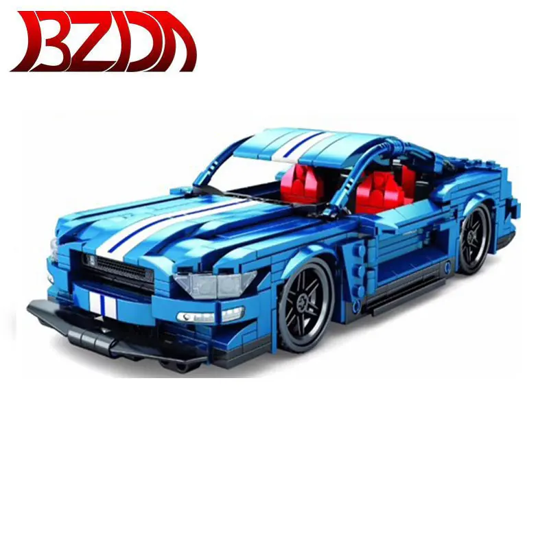 BZDA гоночный автомобиль соревнование по скорости спортивные строительные блоки