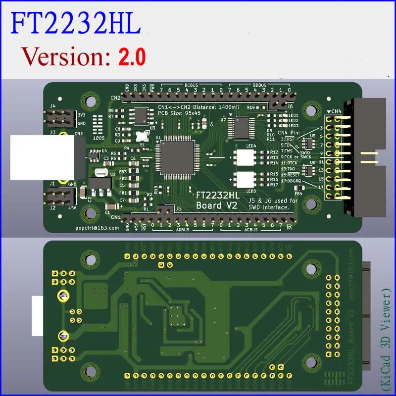 Nvarcher FT2232HL макетная плата FT2232H от USB к последовательному порту JTAG OpenOCD | Электроника