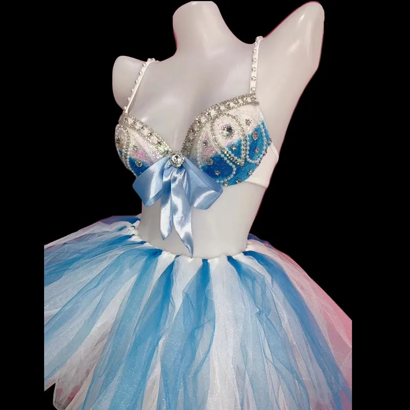 Леди Костюм для ночного клуба бар клуб вечерние Показать танец наряд черный