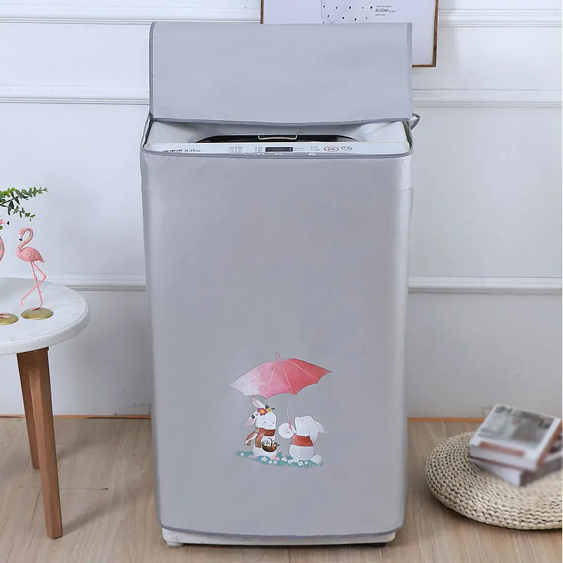 1 шт. водонепроницаемый чехол для стиральной машины с мультяшным животным