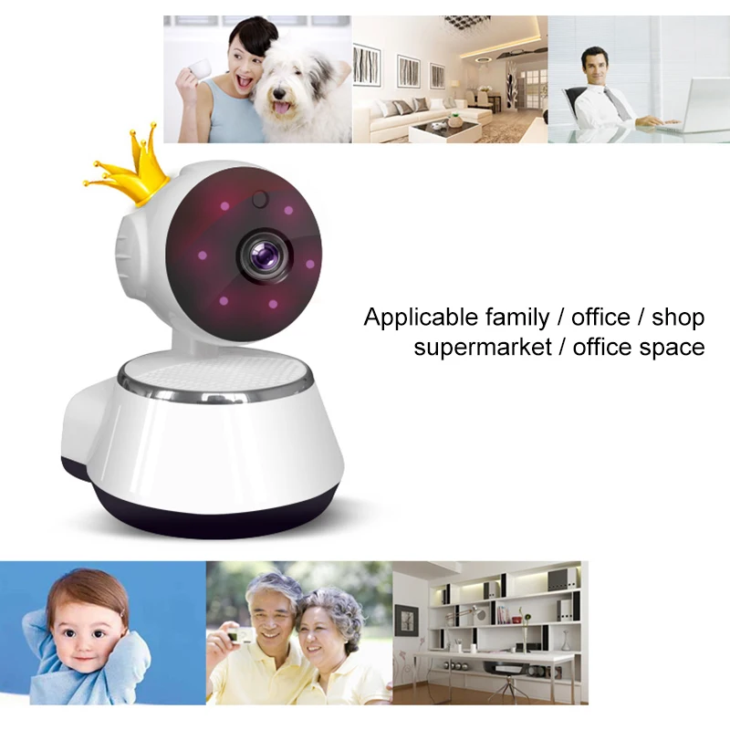 Мини веб камера Wifi смарт Камера HD 1080P облако Беспроводной IP интеллигентая (ый)