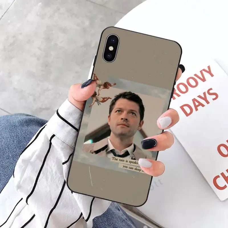 

SAM DEAN CASTIEL WINCHESTER Phone Case for iPhone 11 12 mini pro XS MAX 8 7 6 6S Plus X 5S SE 2020 XR