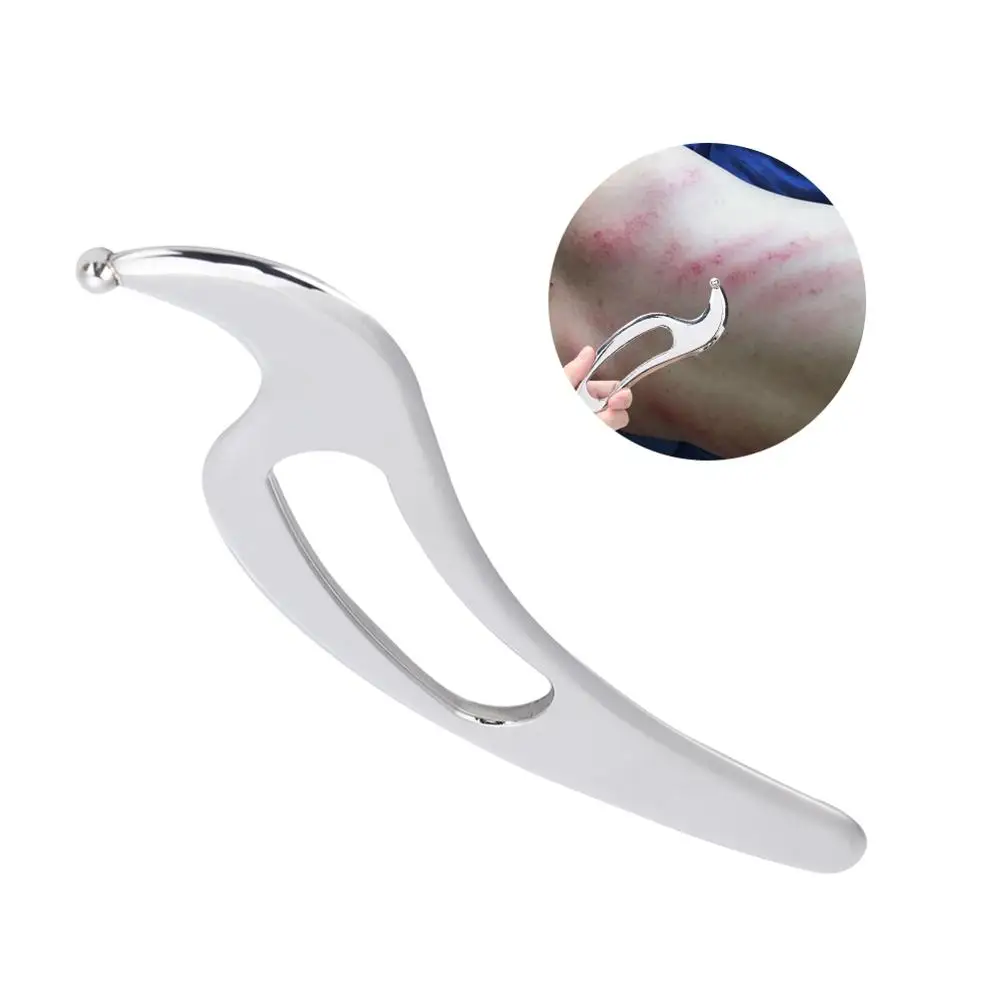

Hollow Shape 304 Stainless Steel Guasha Board Massager Physical Therapy Chinese Gua Sha Tools For Face Body Release Pain Relief