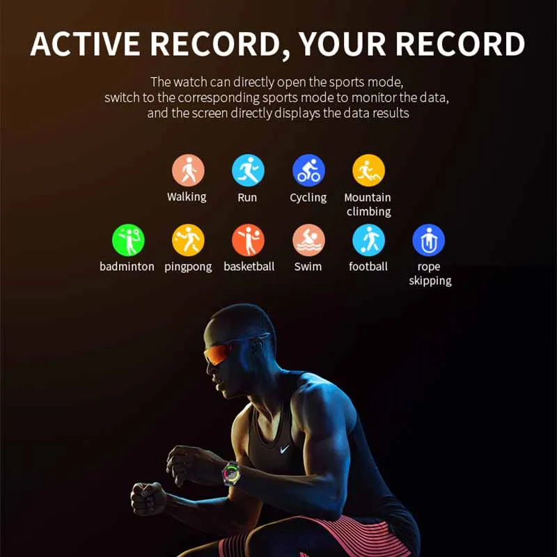 Abay Y20 Bluetooth Вызов Смарт часы для мужчин полный сенсорный Спорт женщин пульсометр