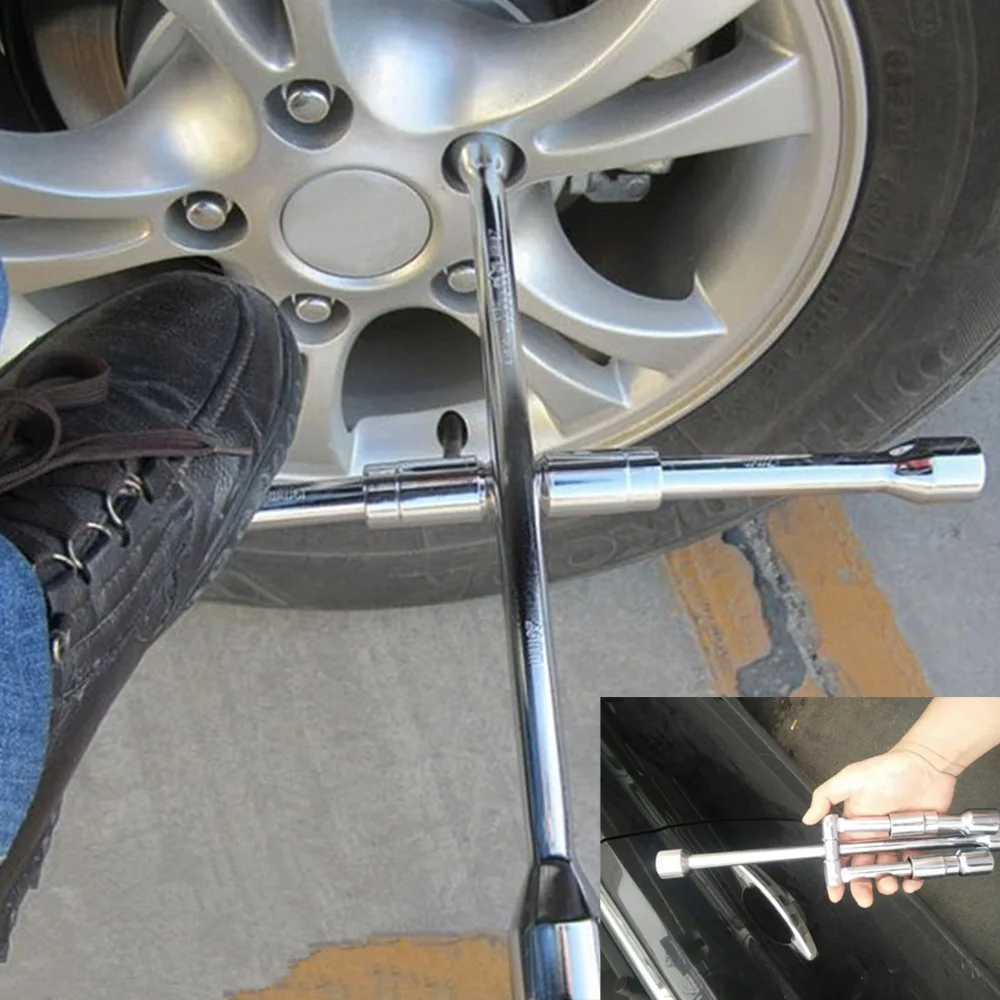 17 19 21 23 мм Торцевые гаечные ключи колеса крестообразный ключ складной