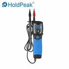 Цифровой мультиметр HoldPeak, прецизионный, HP-38B, с ручным измерителем автоматического диапазона, ЖК-дисплей, профессиональный тестер напряжения переменногопостоянного тока, электронных диодов