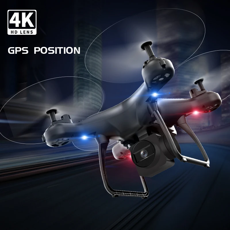 New SH4 GPS Drone Camera HD 4K 1080P 5G Wifi FPV Professional Quadcopter RC Dron Helicopter Toy For Kids VS SG907 | Игрушки и хобби