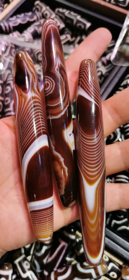 

Большой размер 100 мм (4 дюйма) + 2 шт. подлинный оникс, стержень, колонка цилиндра, ломтик, агатные бусины-центральное сверление