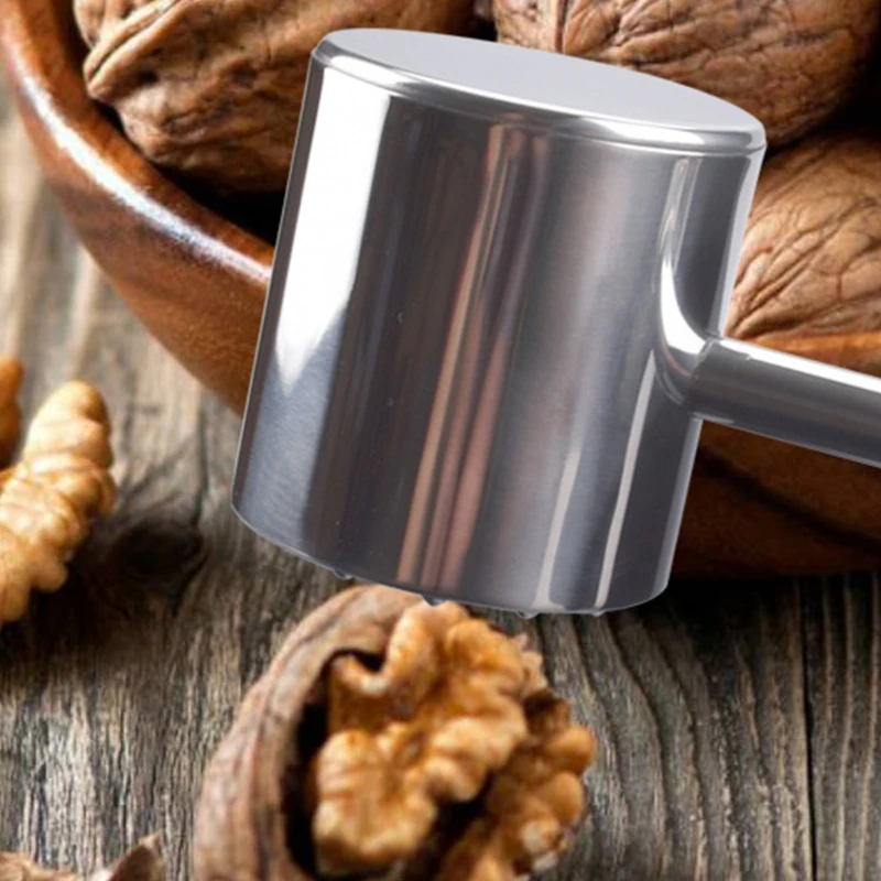 

Kitchen BBQ Meat Stainless Steel Hammer Loose Meat Sturdy Steak Pounder Mallet W0YD