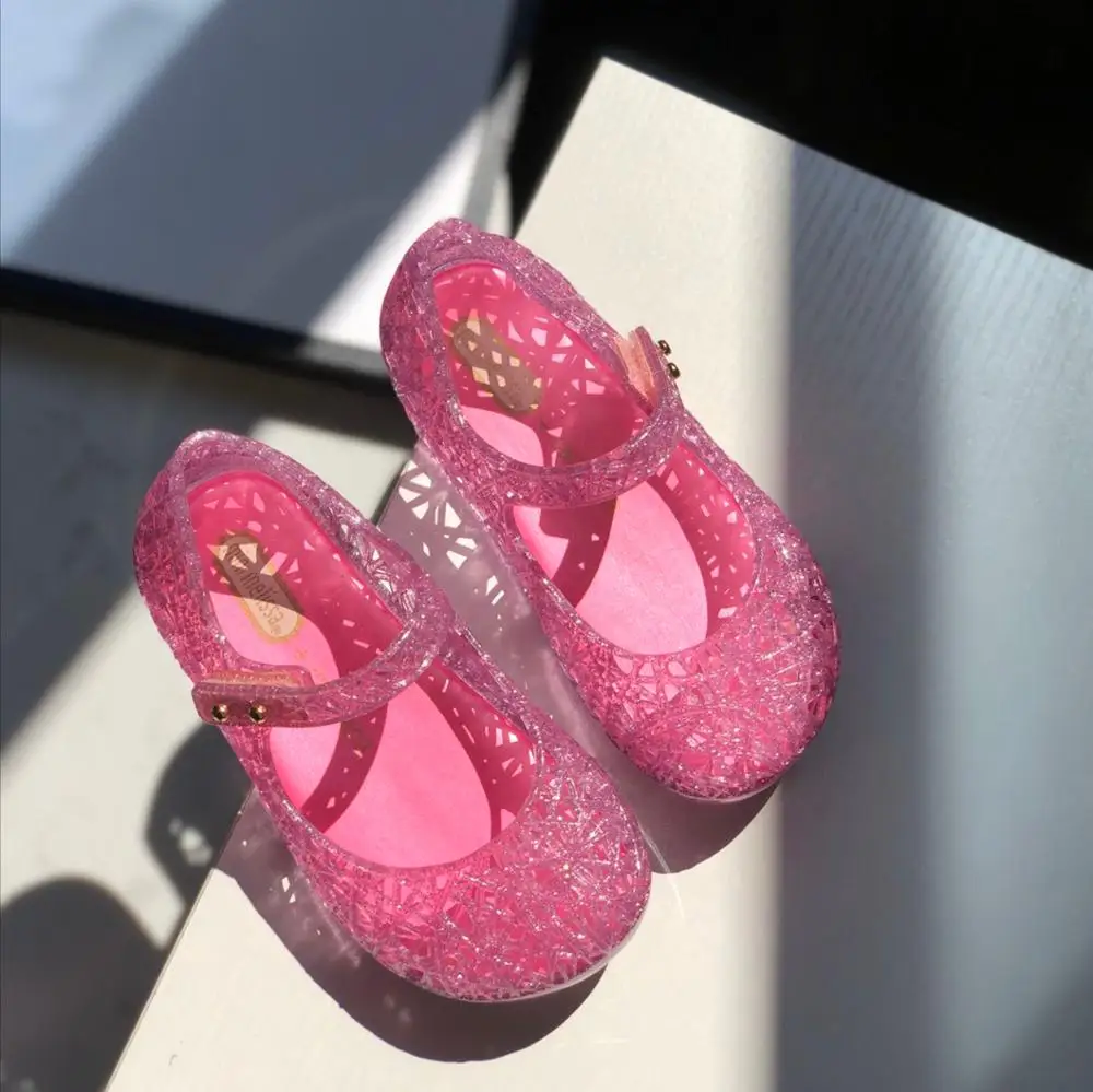 Мини обувь Melissa Campana Zig Zag для девочек пляжные сандалии 2020 детская мягкие детские