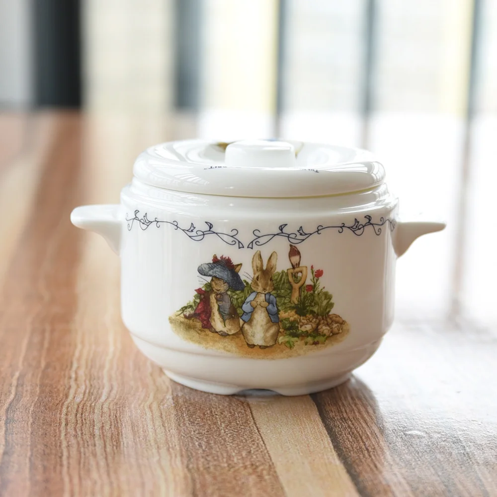 Керамические горшки для кухонной утвари кастрюли готовки с ушками кухонные
