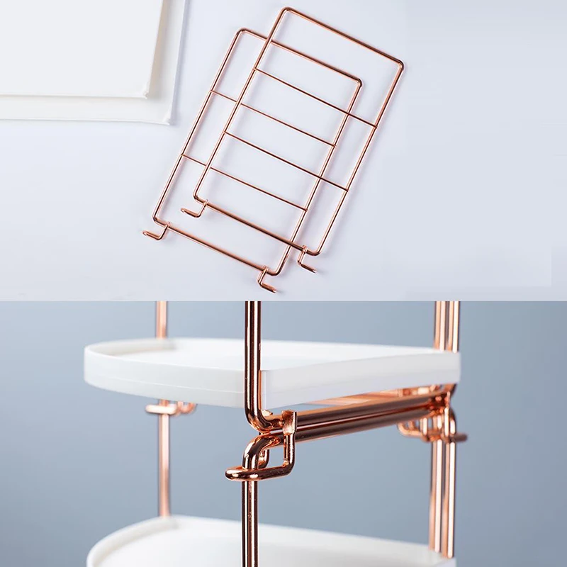 

Stainless Steel Bathroom Shelf Cosmetics Shampoo Storage Rack Display Stand 2 3 Layer Shower Caddy Dressing Organizer Shelves