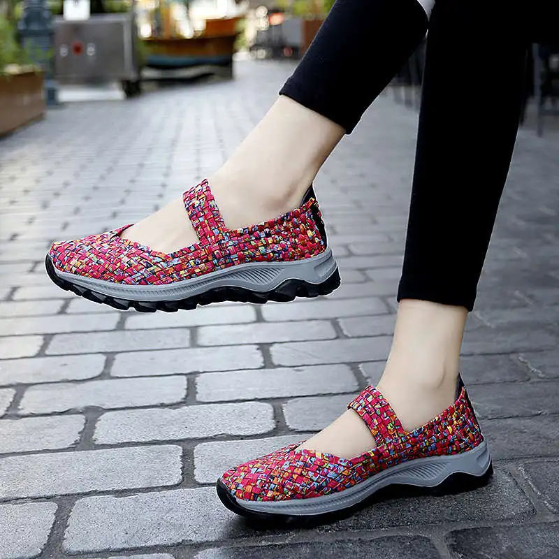 

Shock Absorption Platform Woman Sneakers Slip On Sneakers Sport 33-45 Running Shoes 31-45 Sports Shoes For Women Advanced Tennis