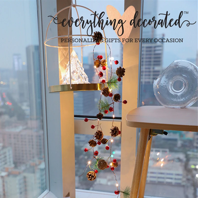 2 м сказочная гирлянда светодиодный Рождественские огни наружные крытые