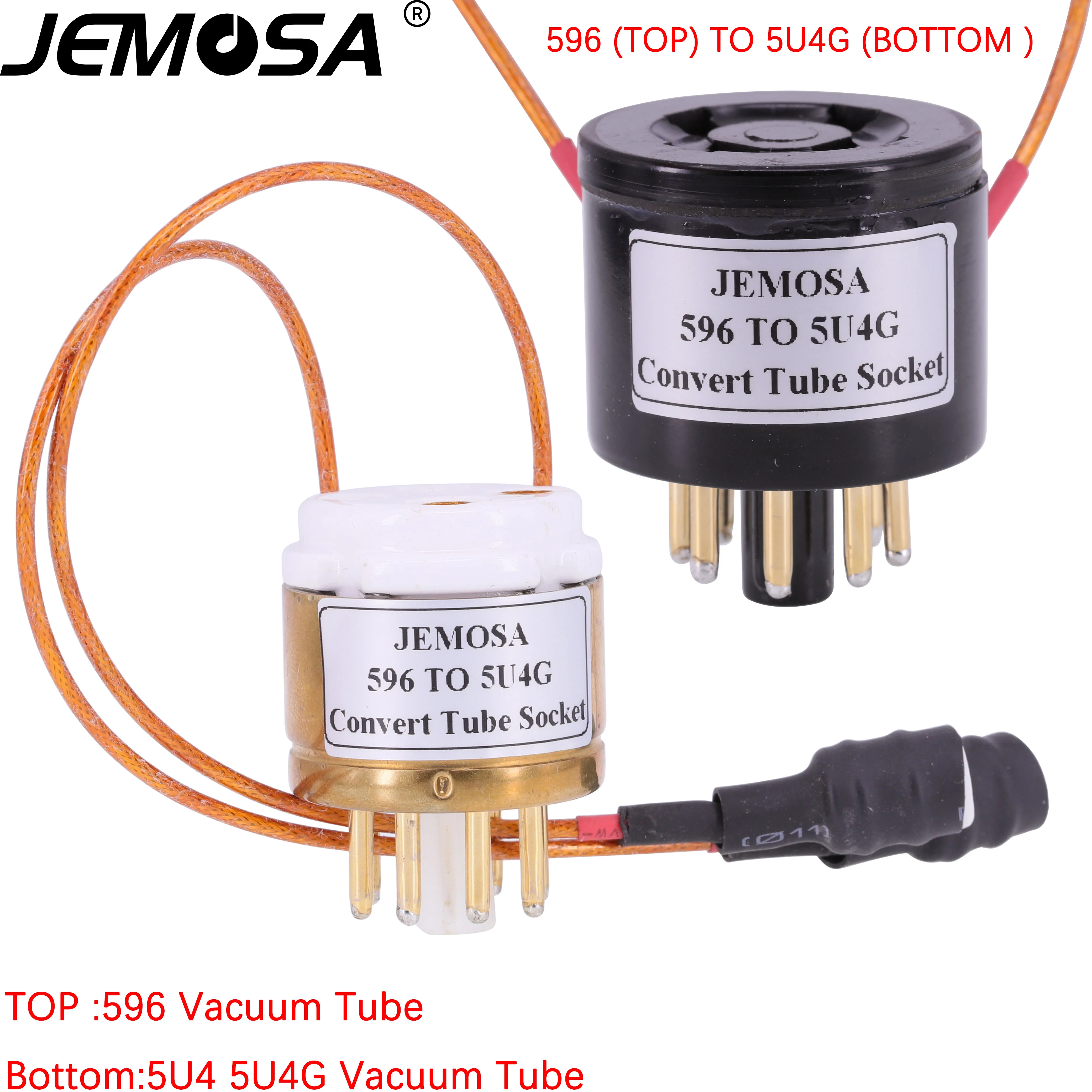 1PC 596 5U4 Vacuum Tube Socket Adapter (TOP)TO 5U4G (BOTTOM) DIY Audio Amplifier Convert | Электроника