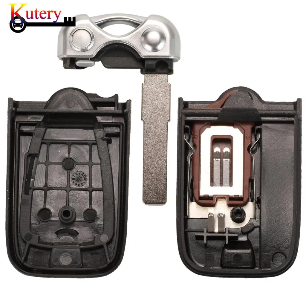 

Kutery 10pcs/Lot Car Key Shell For Alfa Romeo 159 156 Giulietta Brera Spider GT 3 Buttons With Uncut Blade Remote Key Case Cover