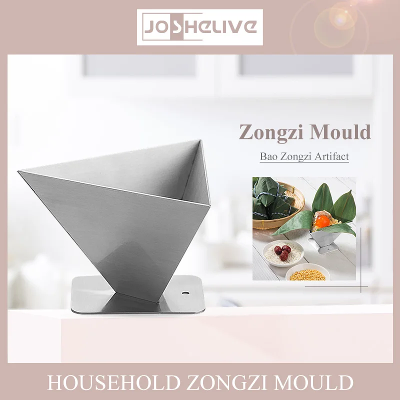 

Triangular Rice Ball Sushi Dumpling Zongzi Mould DIY Tools Rice-pudding Baking Molds Kitchen Accessory Hinese Food Tools