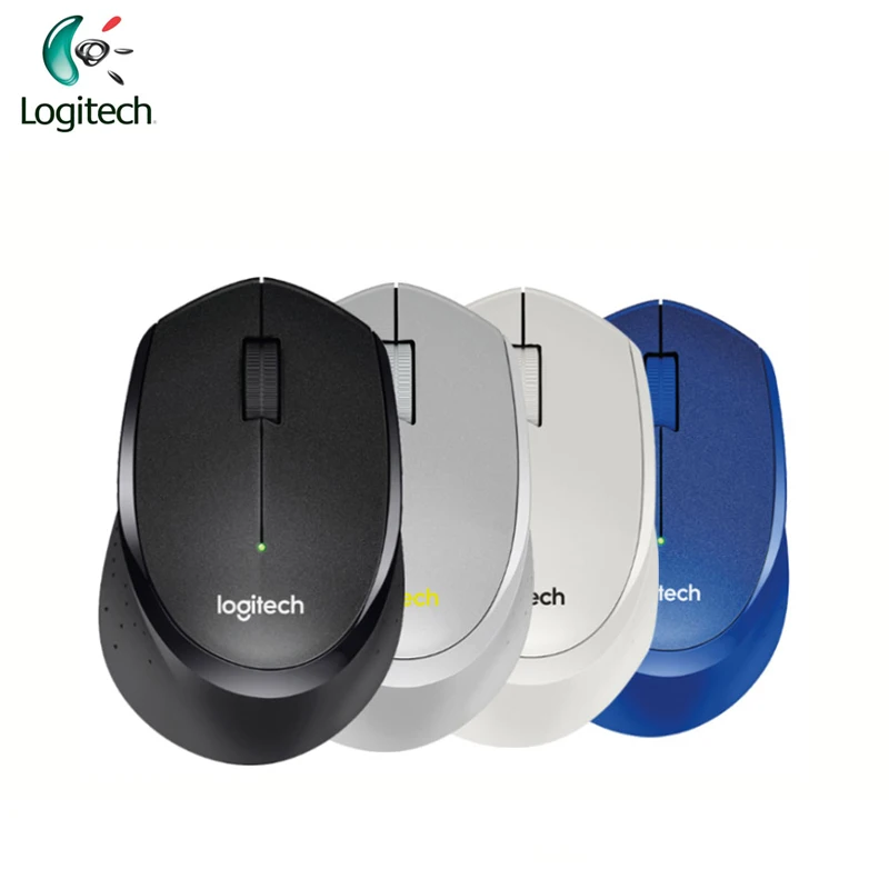 Двусторонняя роликовая беспроводная мышь Logitech M330 с usb приемником поддерживает