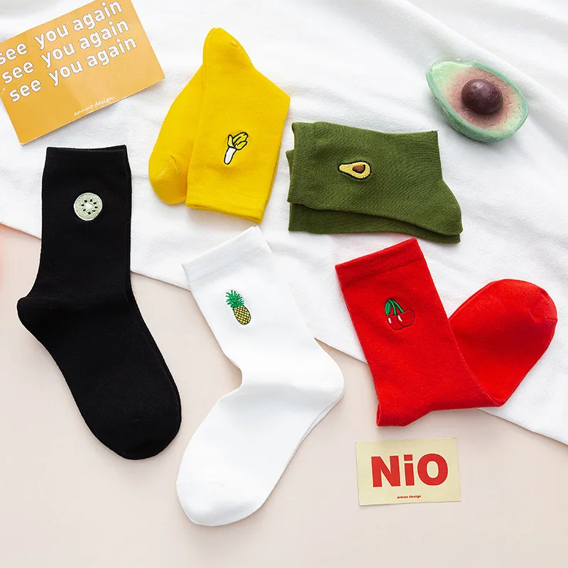 

5 Pairs Men's Sports Socks Mid Socks Women Autumn Socks Printed Unisex Summer Socks Women Spring Socks Print Socks Animal Print