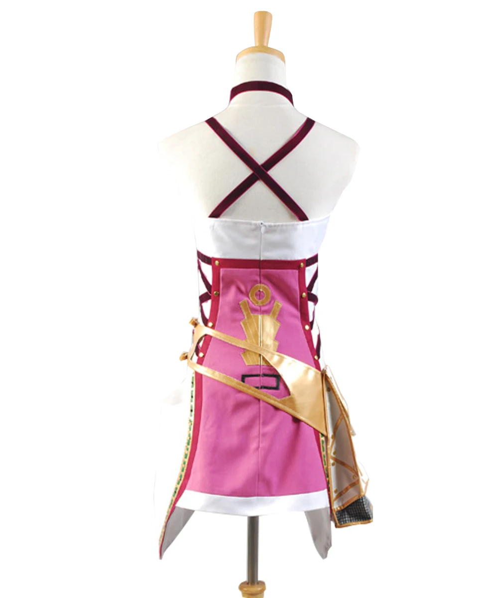 Final Fantasy cosplay Serah Farron Косплей Костюм Платье Наряд полный костюм Карнавальные костюмы на Хэллоуин