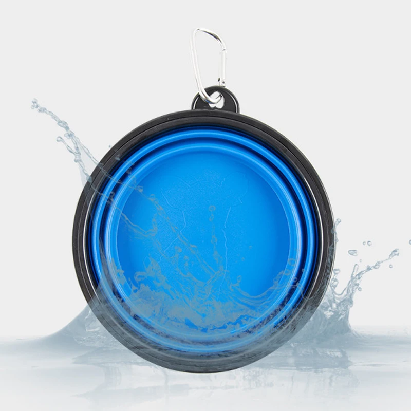 350/1000 мл Складная питатель чаши для собака щенок домашнее животное кот питьевой