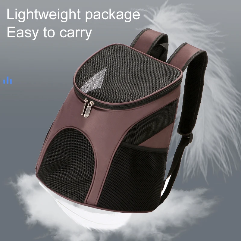 

Outdoor Pet Dog Cat Carrier Bag Poldable Pets Carrier Backpack Double Shoulder Mesh Travel For Bag Cats Supplies Dogs Pet Small